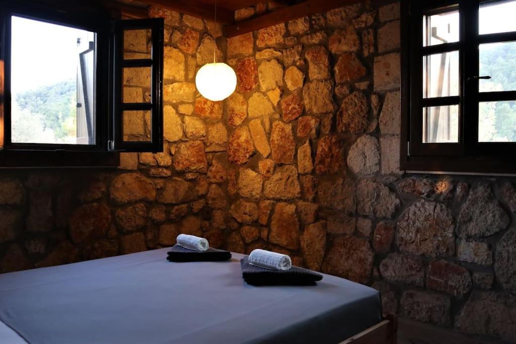 Diaporos Wood & Stone Dream View House Bヴィラ エクステリア 写真